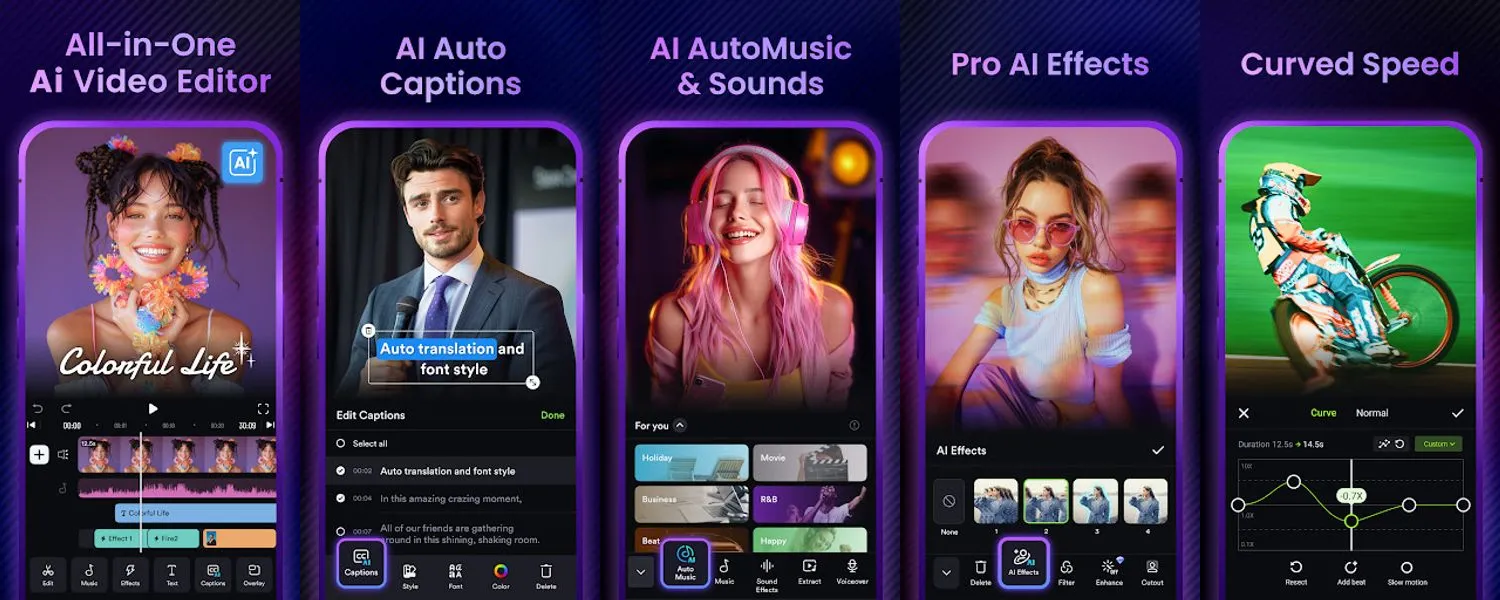 AI Video Editor: ShotCut AI screenshots