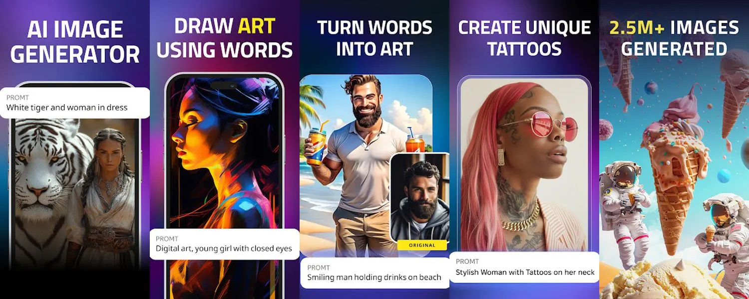 IMGIT AI Art, Avatar Generator screenshots