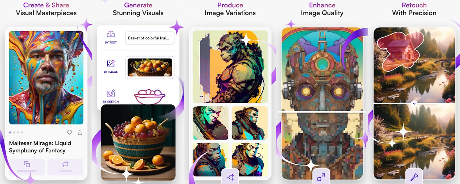 starryai - AI Art Generator screenshots